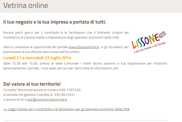 Lissone Online